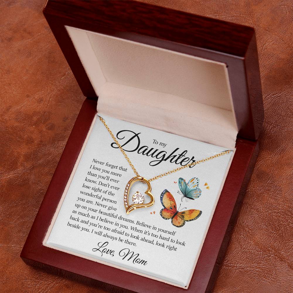 Daughter Gift, Forever Love Necklace