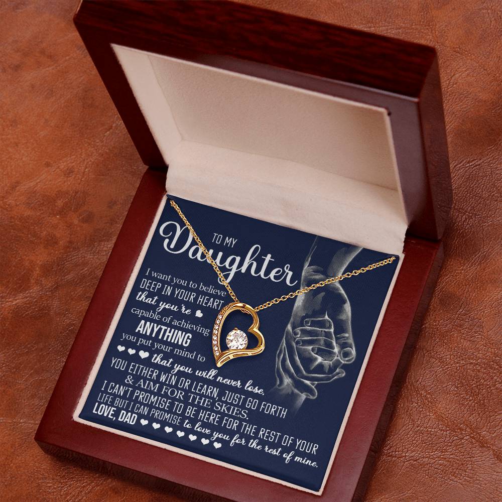 To My Daughter, Forever Love Necklace