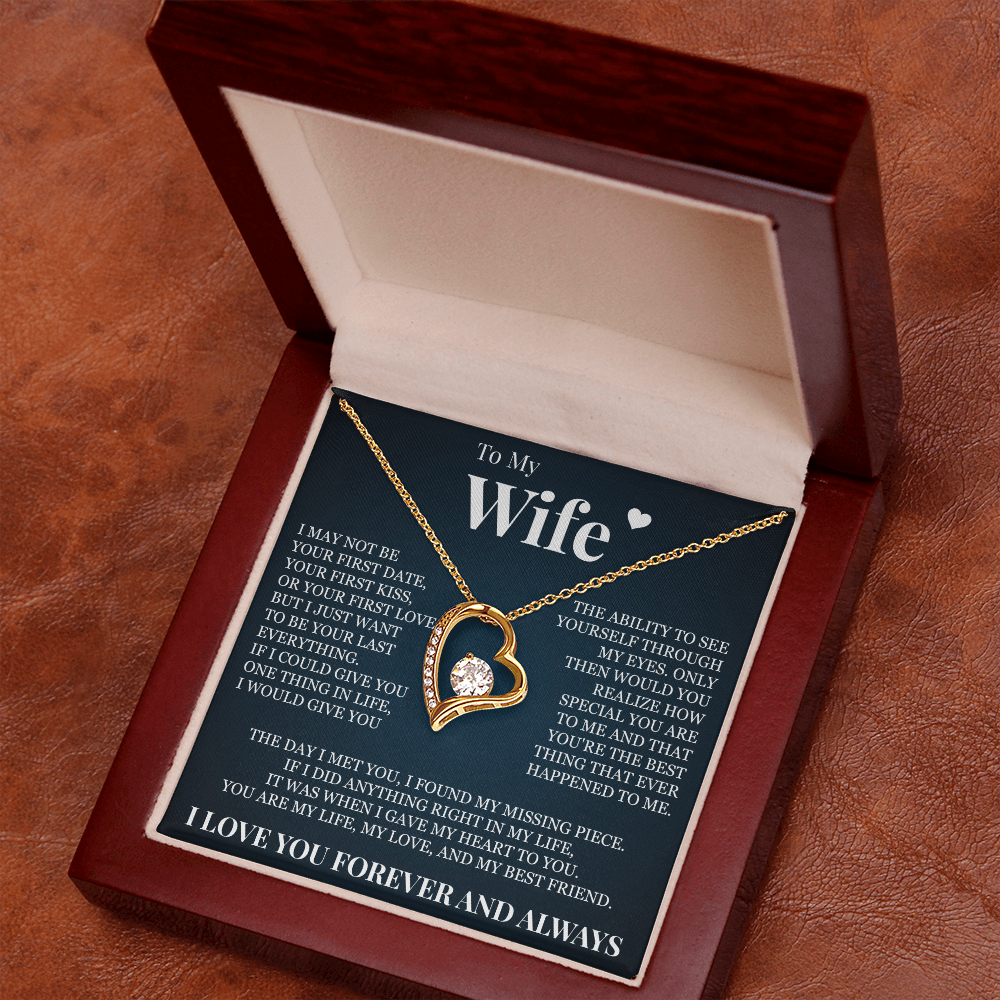 Forever Love Necklace - To My Wife "I Found My Missing Piece"