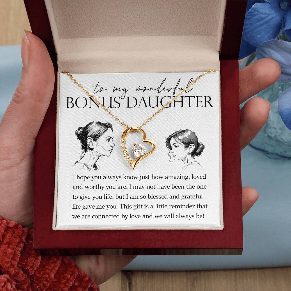 Forever Heart Necklace, Bonus Daughter Gift