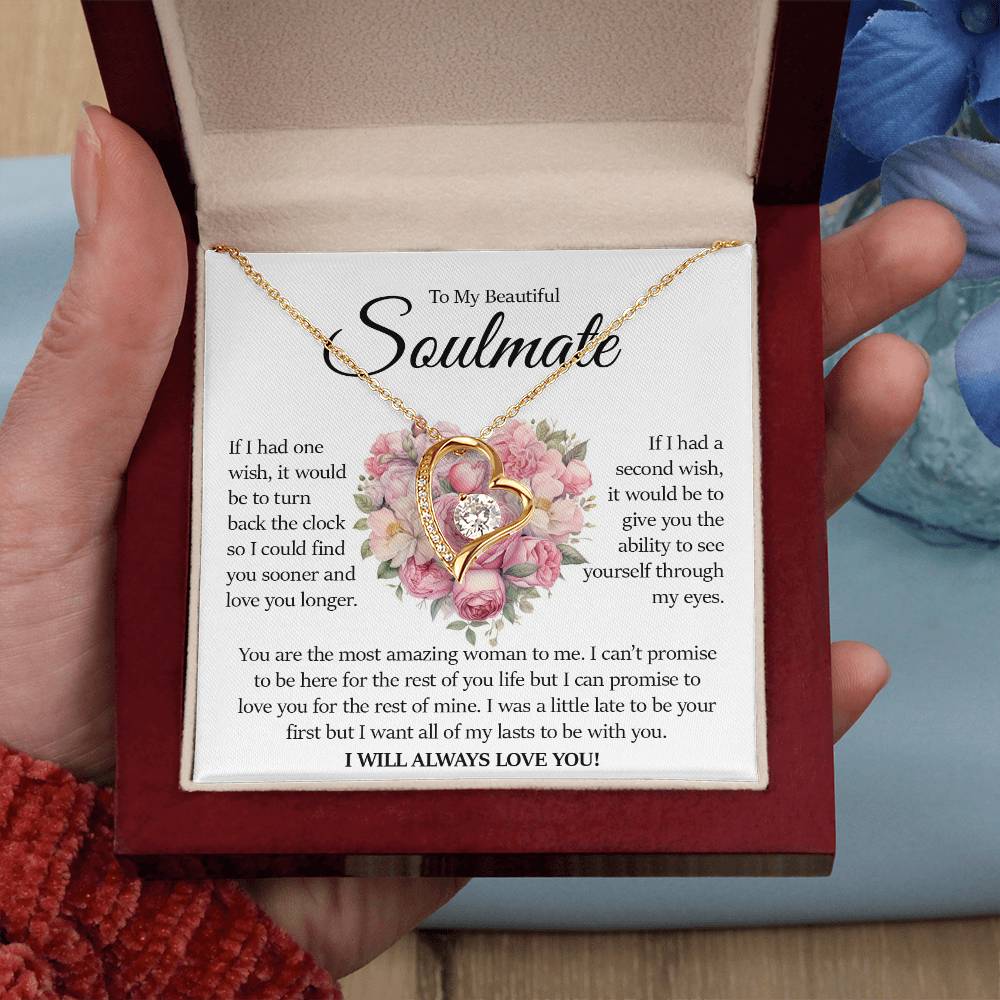 To My Beautiful Soulmate, Forever Love Necklace