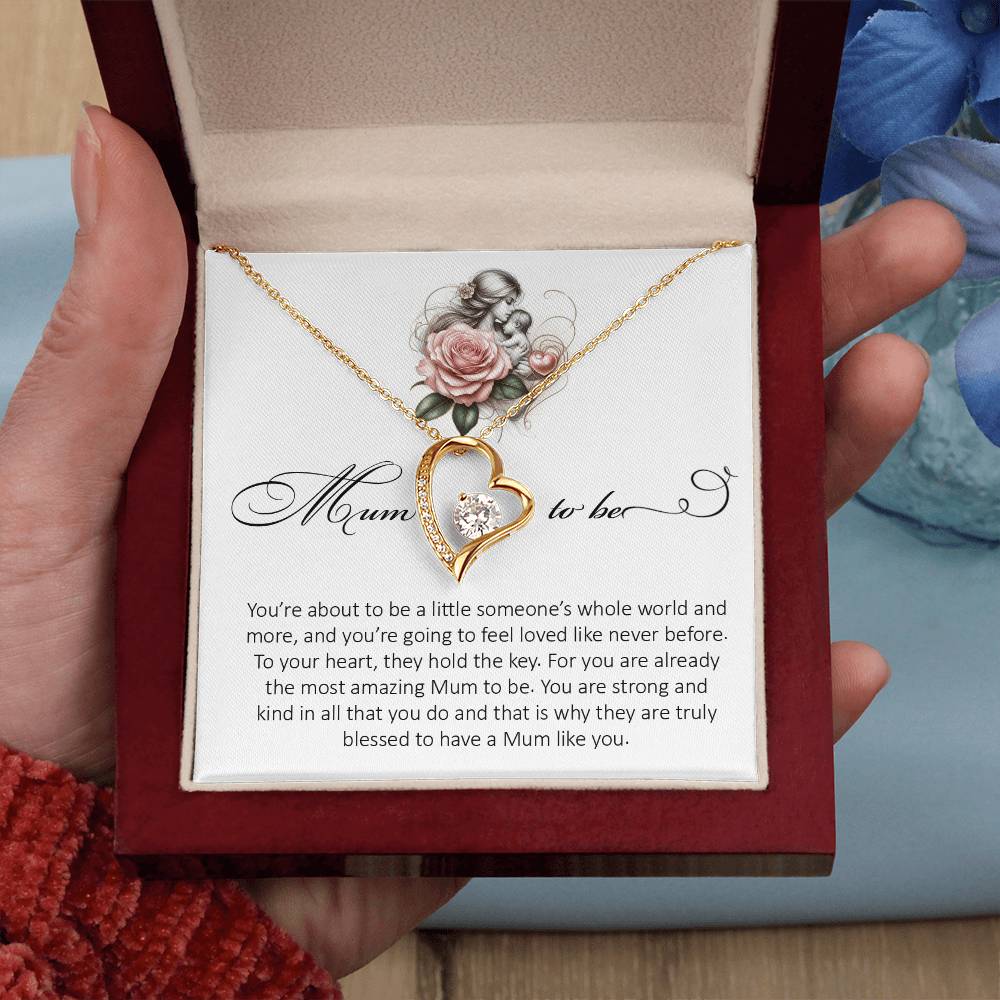Forever Heart Necklace, Mum To Be