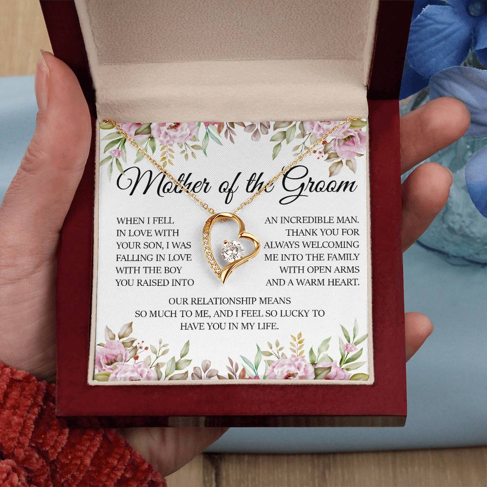 Mother of The Groom, Forever Love Necklace