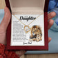 Forever Heart Necklace, Daughter Gift
