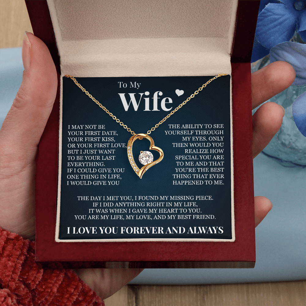 Forever Love Necklace - To My Wife "I Found My Missing Piece"