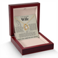 Forever Love Necklace - To My Beautiful Wife - "I Love You Forever and Always"