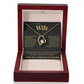 Forever Love Necklace - To My Wife "I'd Rather"