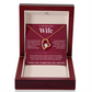 Forever Love Necklace - To My Beautiful Wife "I Love You Forever and Always"