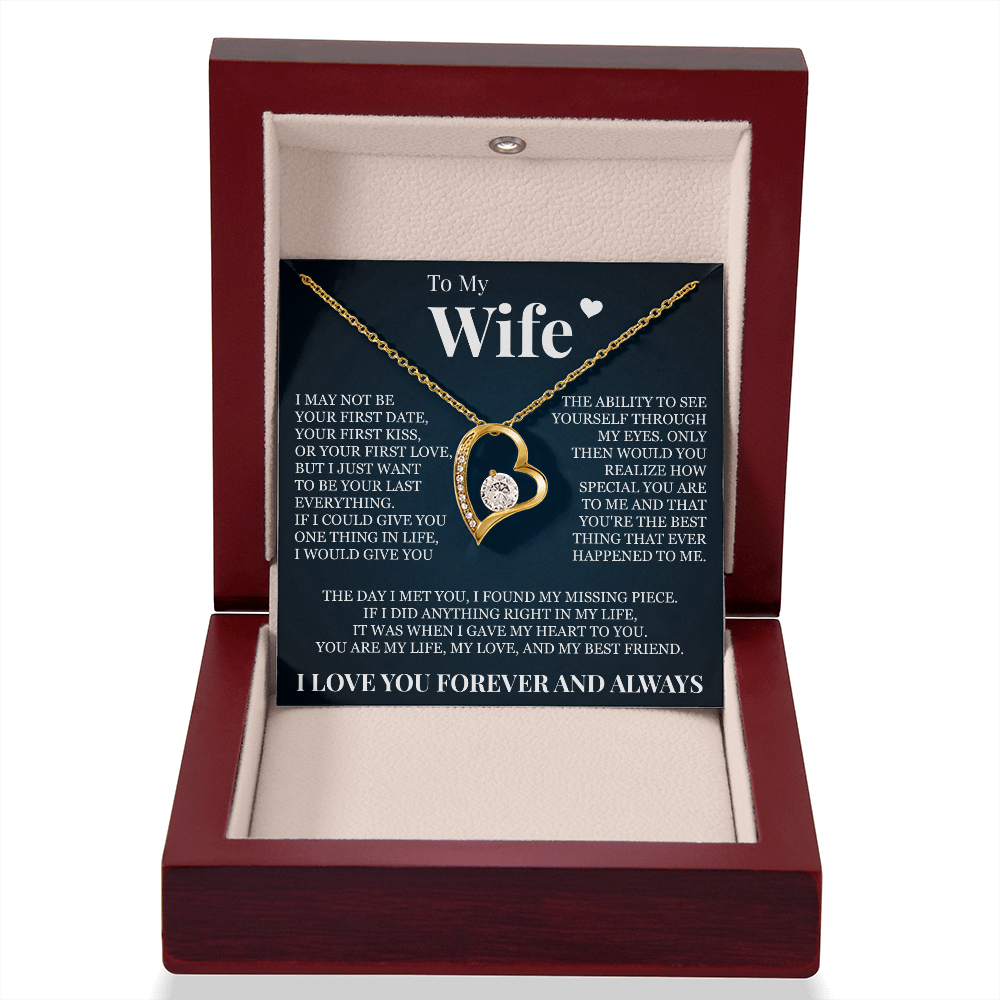 Forever Love Necklace - To My Wife "I Found My Missing Piece"