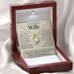 Forever Love Necklace - To My Beautiful Wife "You're The Best"