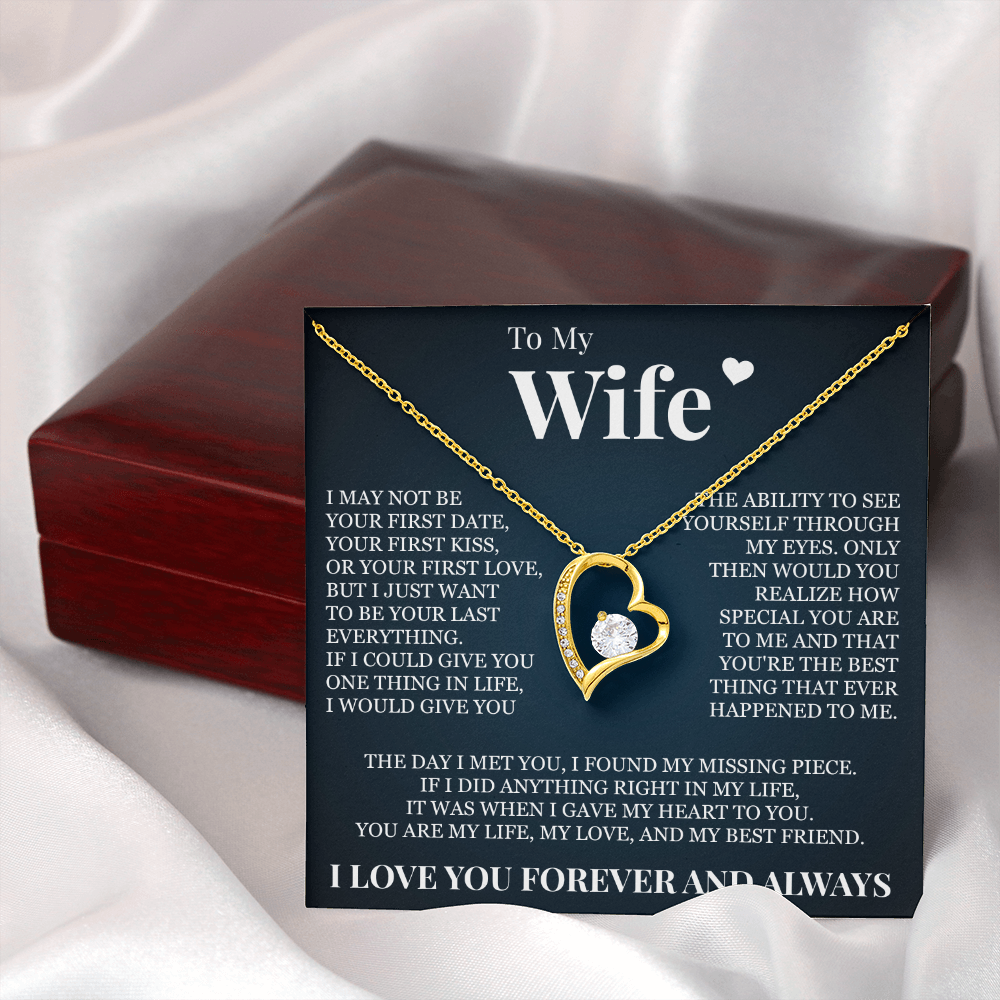 Forever Love Necklace - To My Wife "I Found My Missing Piece"