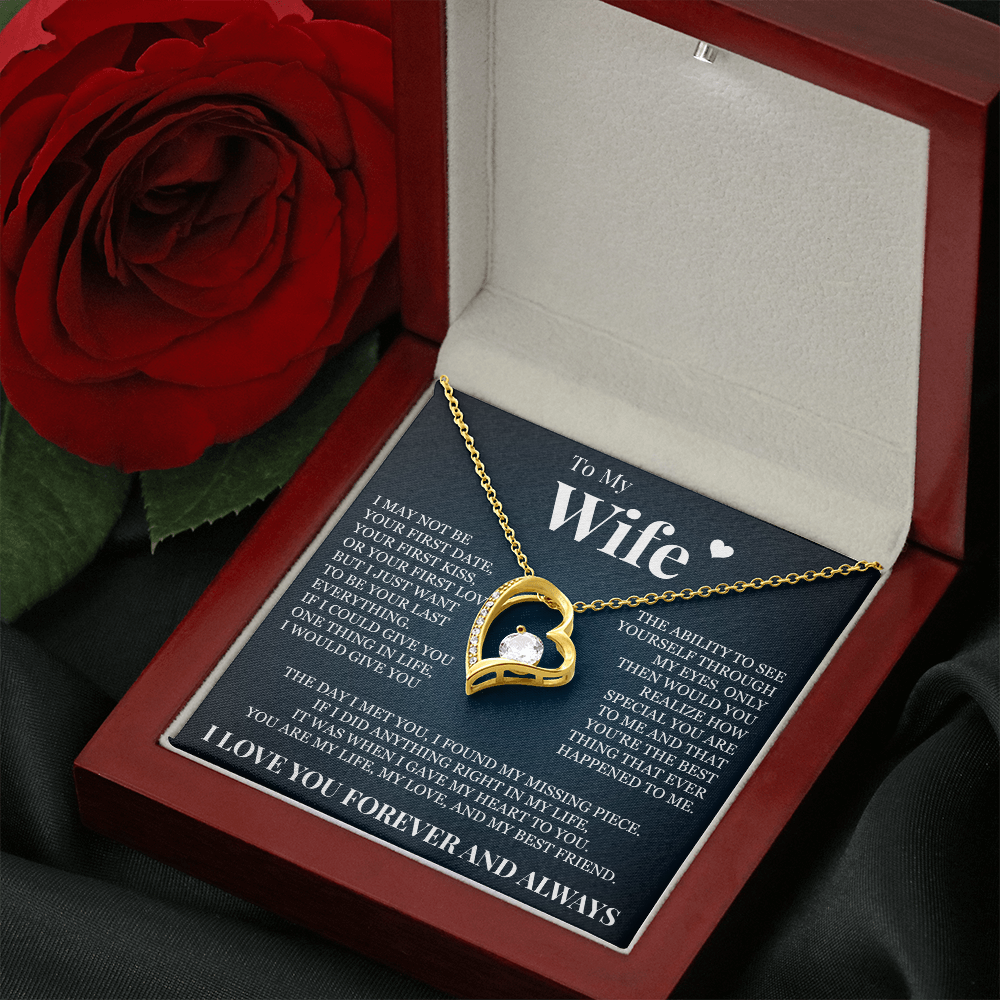 Forever Love Necklace - To My Wife "I Found My Missing Piece"