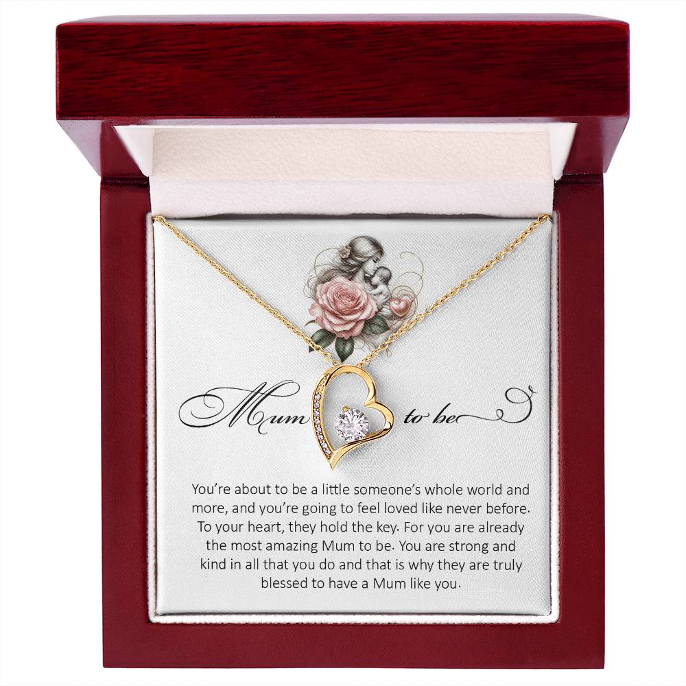 Forever Heart Necklace, Mum To Be