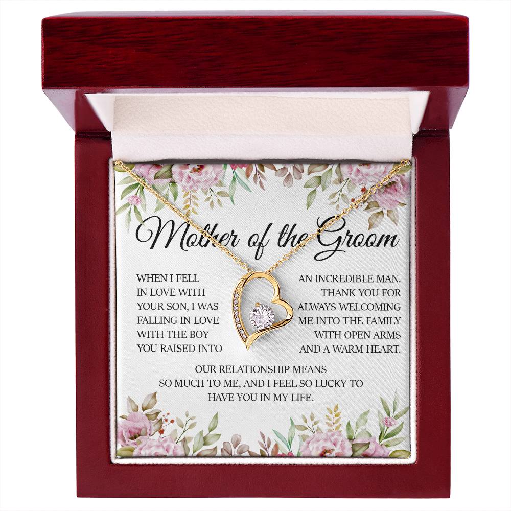 Mother of The Groom, Forever Love Necklace