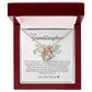 To My Granddaughter, Forever Heart Necklace