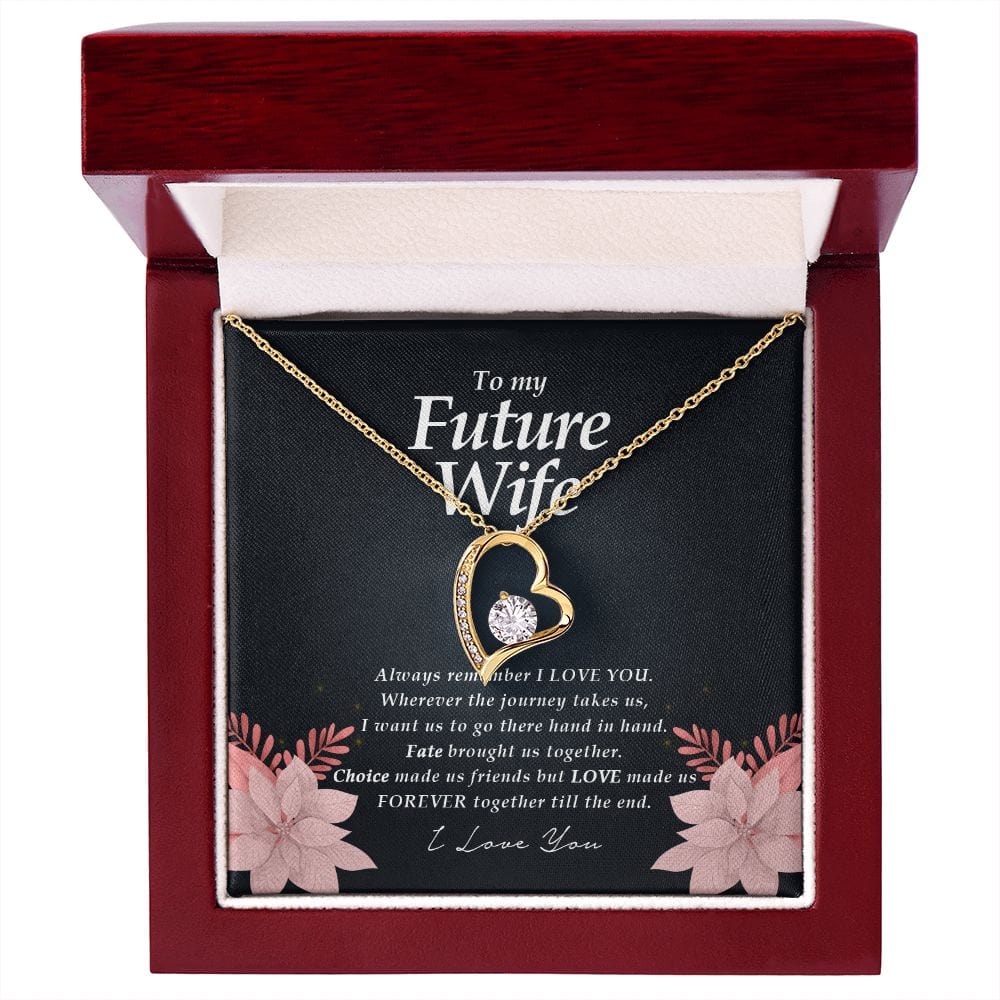 To My Future Wife, Forever Heart Necklace