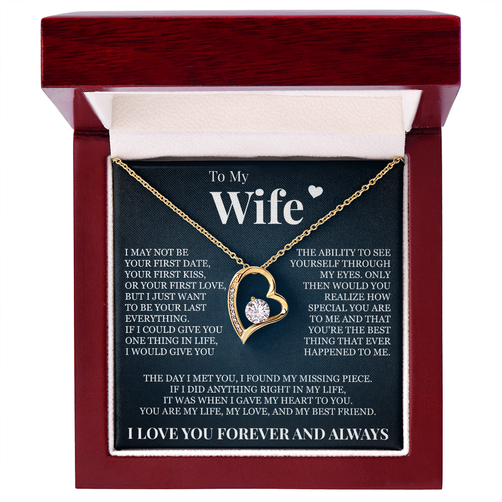 Forever Love Necklace - To My Wife "I Found My Missing Piece"
