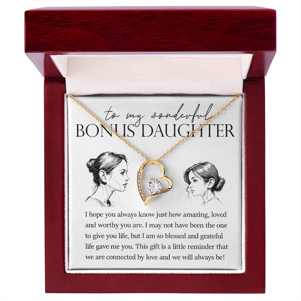 Forever Heart Necklace, Bonus Daughter Gift