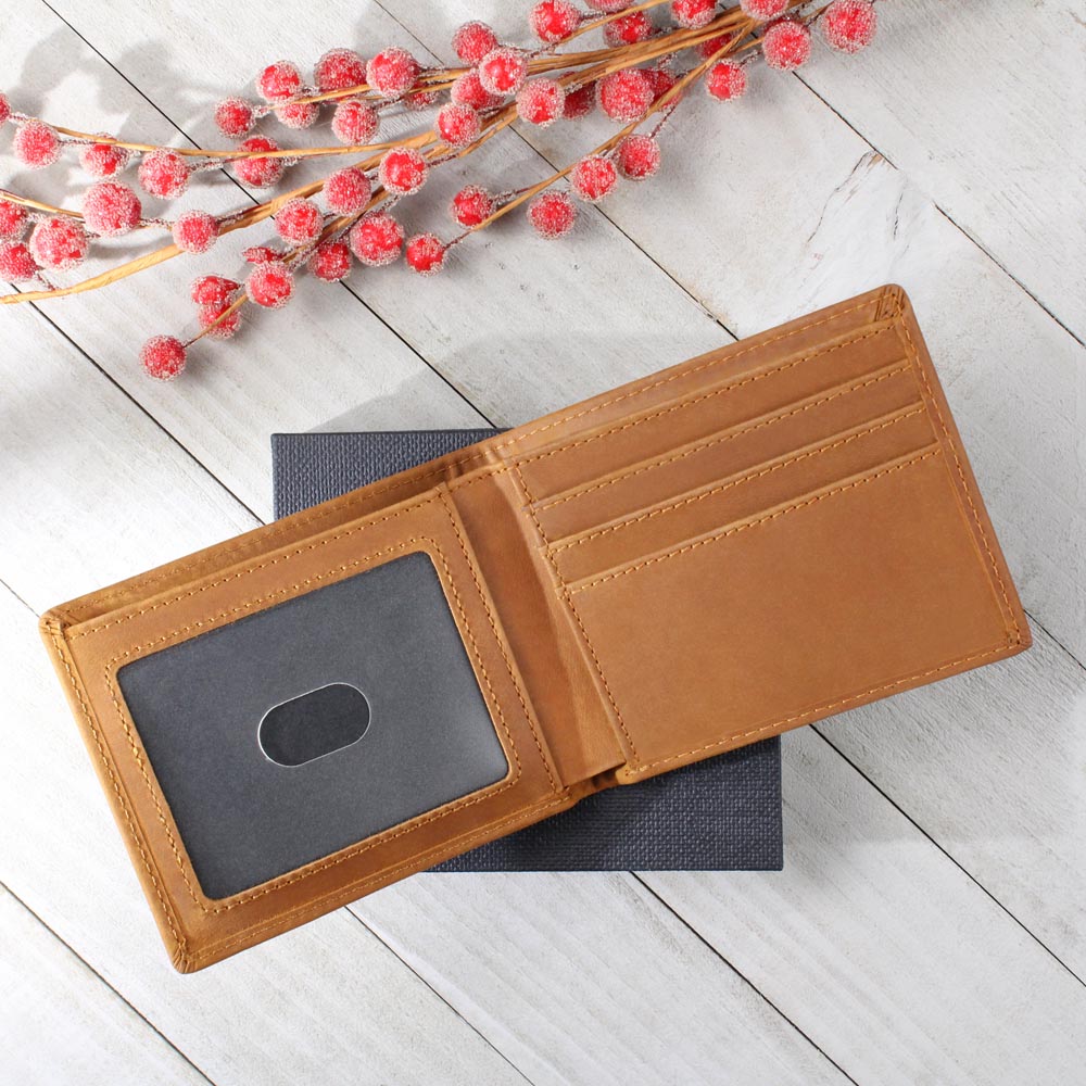 Graphic Leather Wallet - To My Son "I Love You Forever and Always"