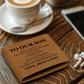 Graphic Leather Wallet - To Our Son "Believe In Yourself"