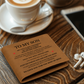 Graphic Leather Wallet - To My Son "My Son Forever"