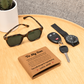 Graphic Leather Wallet - To My Son "How Much You Mean to Me"