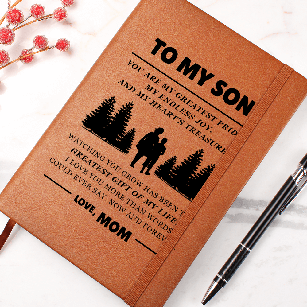 Graphic Journal - To My Son "You Are My Greatest Pride"