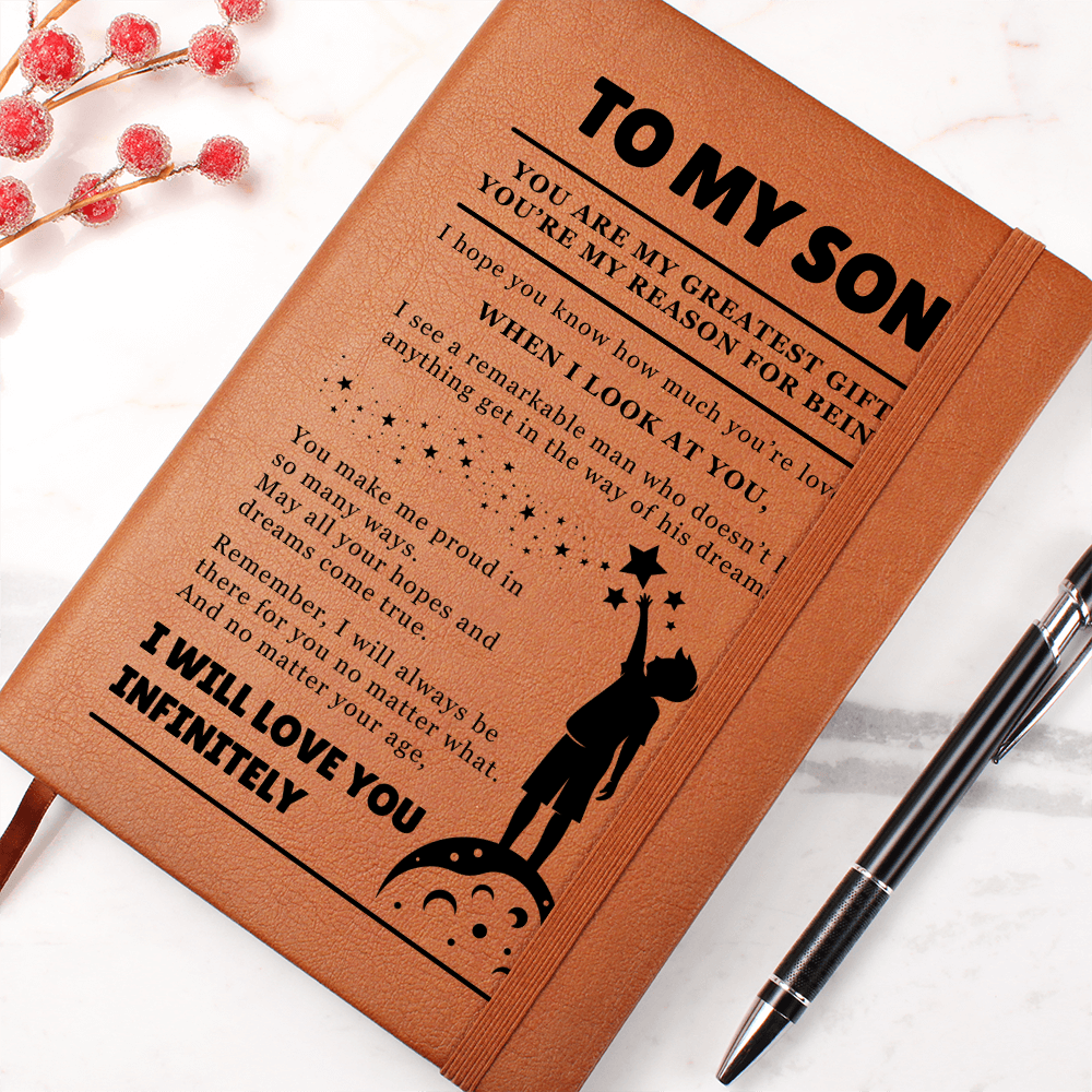 Graphic Journal - To My Son "You Are My Greatest Gift"