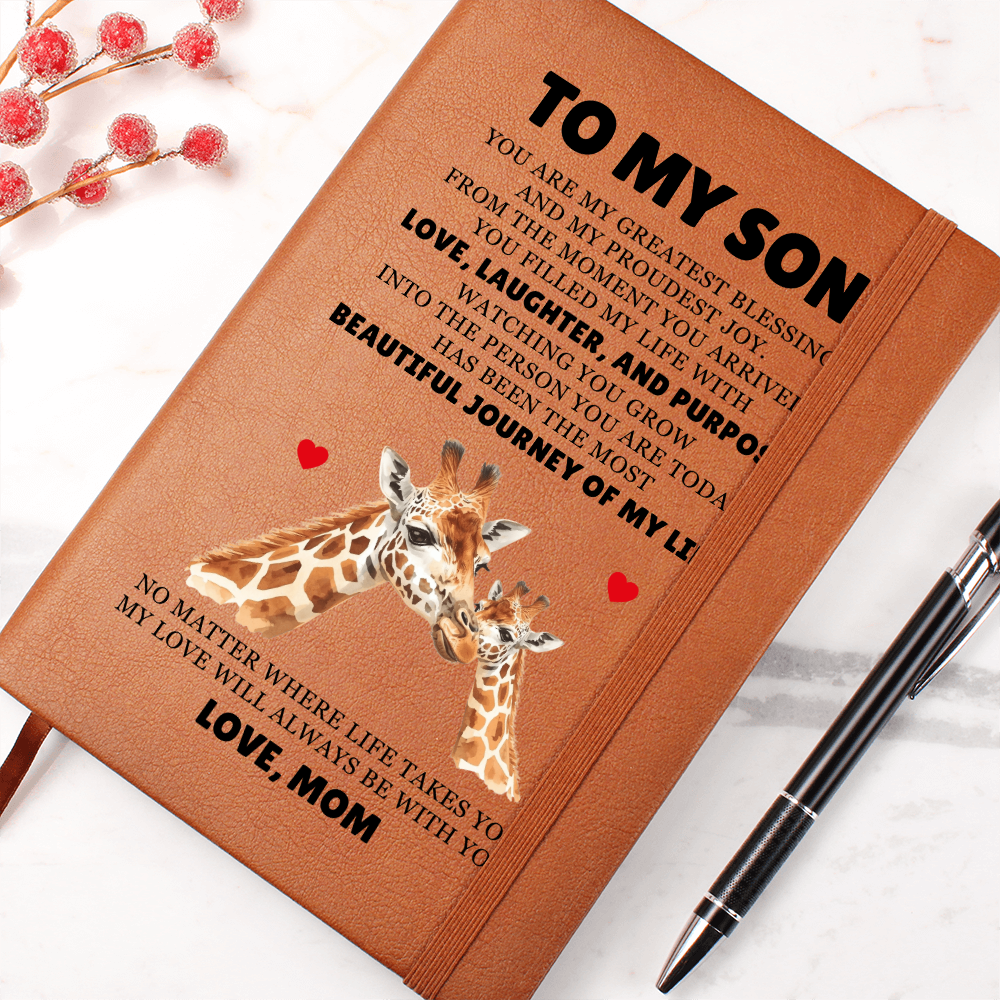Graphic Journal - To My Son "You Are My Greatest Blessing"