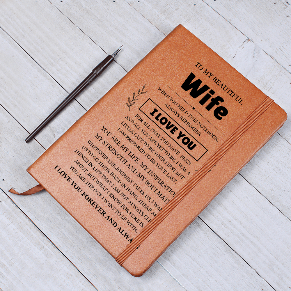 Graphic Journal - To My Beautiful Wife "I Love You"