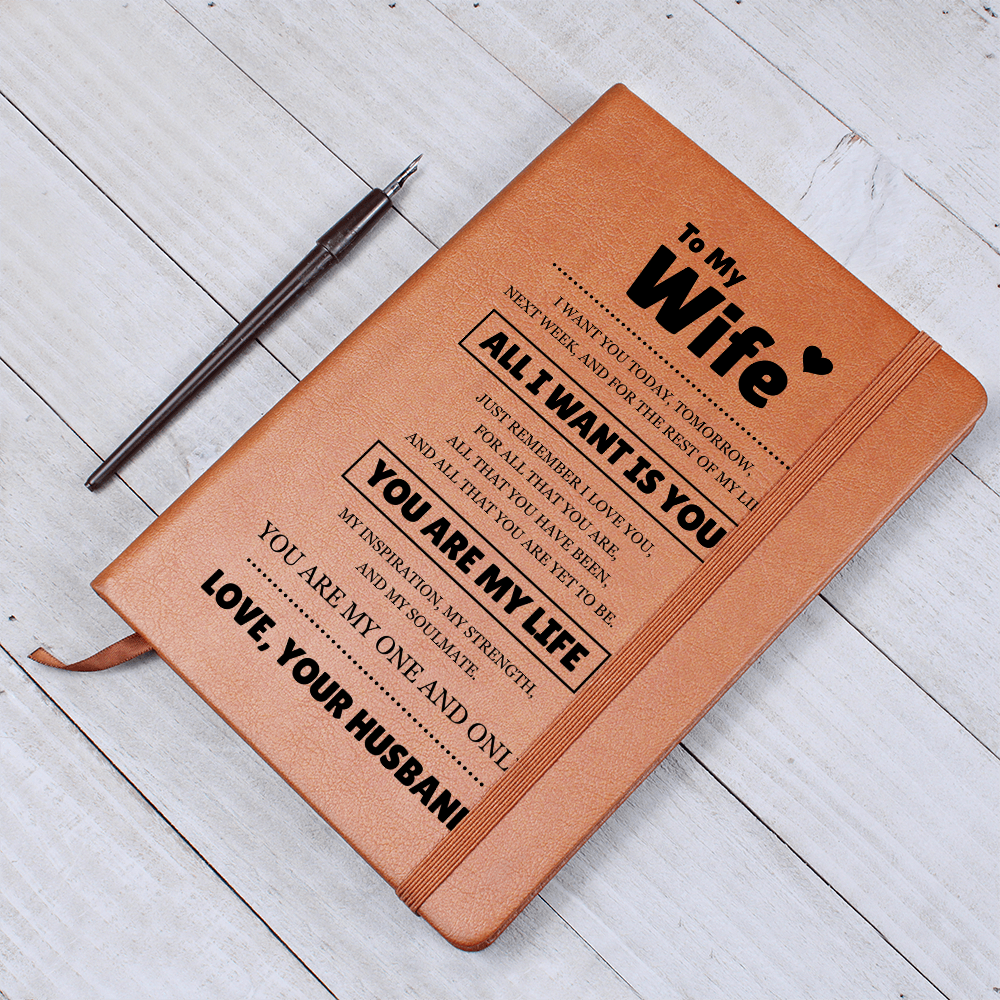Graphic Journal - To My Wife "You Are My Life"