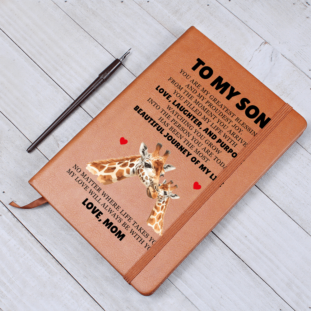 Graphic Journal - To My Son "You Are My Greatest Blessing"