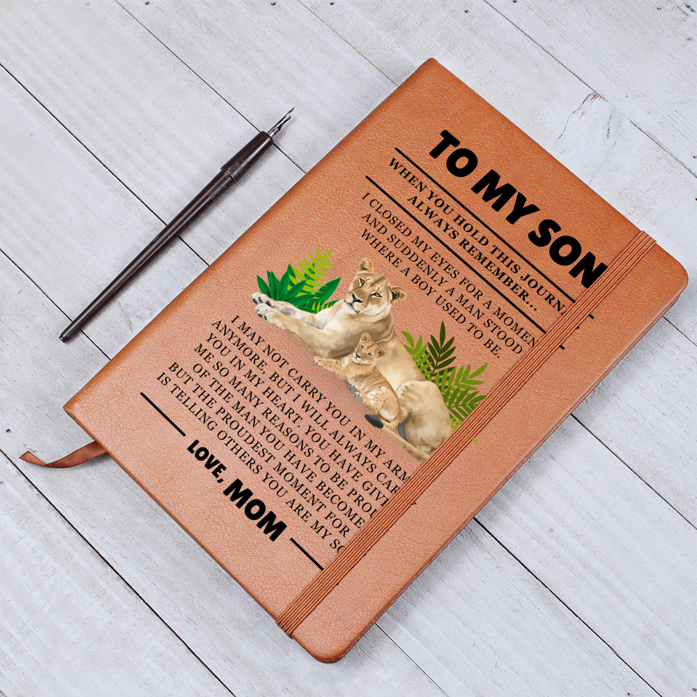 Graphic Journal - To My Son "Always Remember"