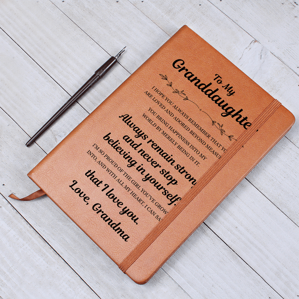 Graphic Journal - To My Granddaughter "Always Remain Strong"