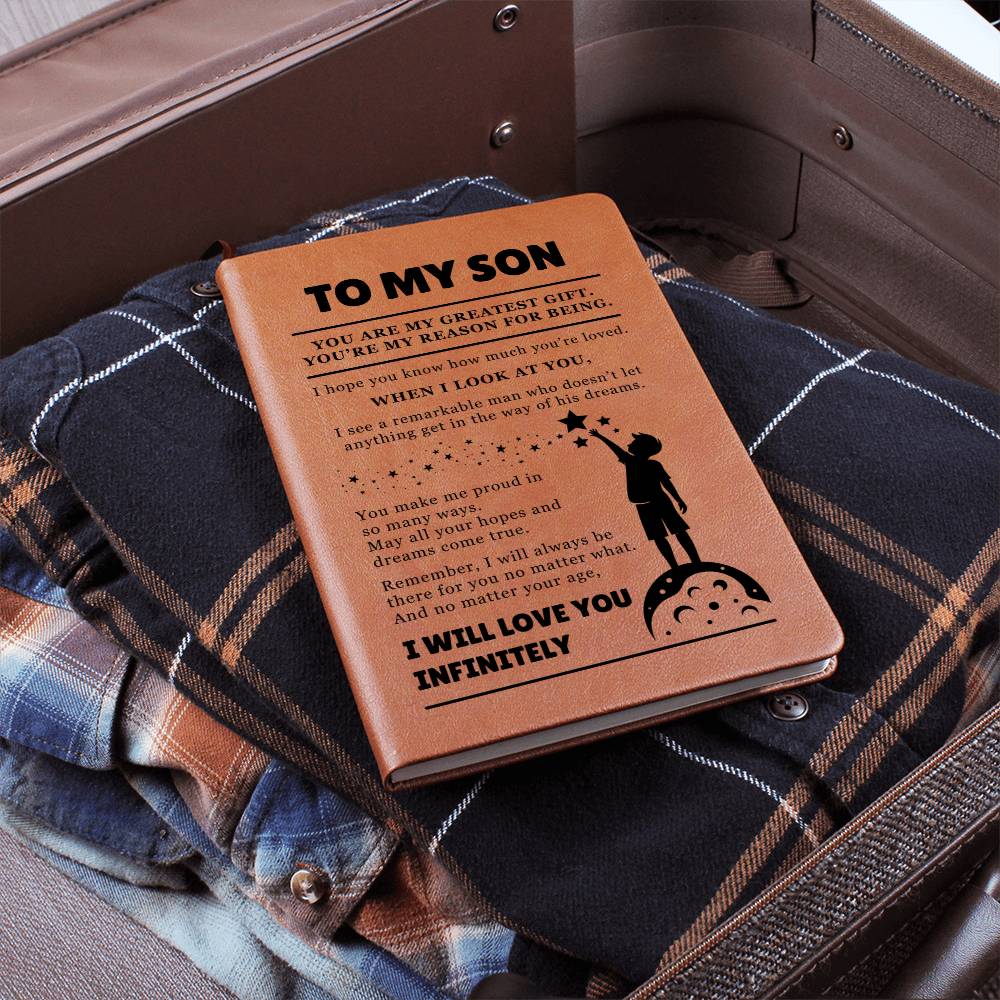 Graphic Journal - To My Son "You Are My Greatest Gift"