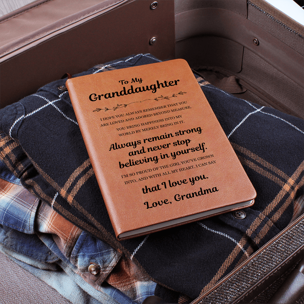 Graphic Journal - To My Granddaughter "Always Remain Strong"