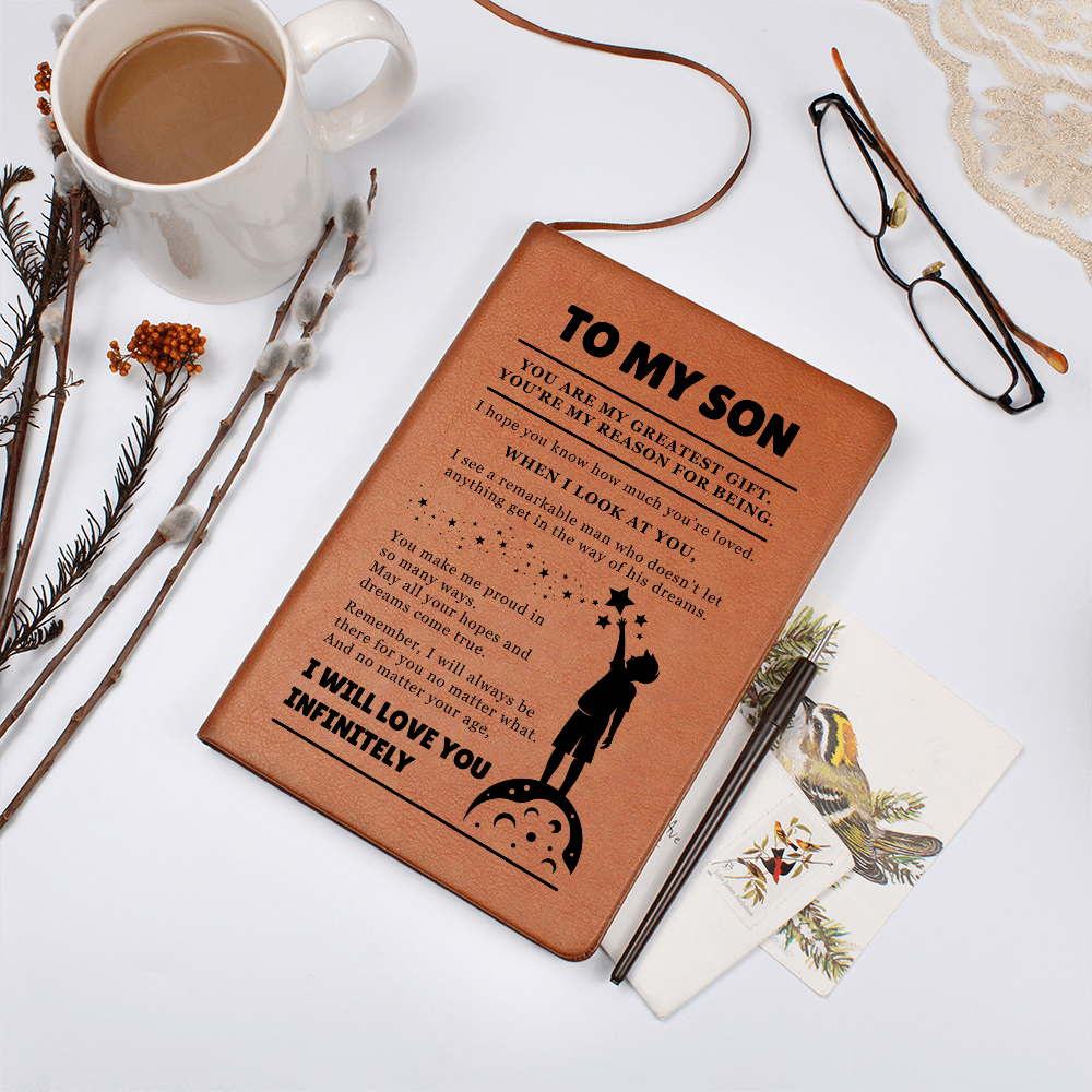 Graphic Journal - To My Son "You Are My Greatest Gift"