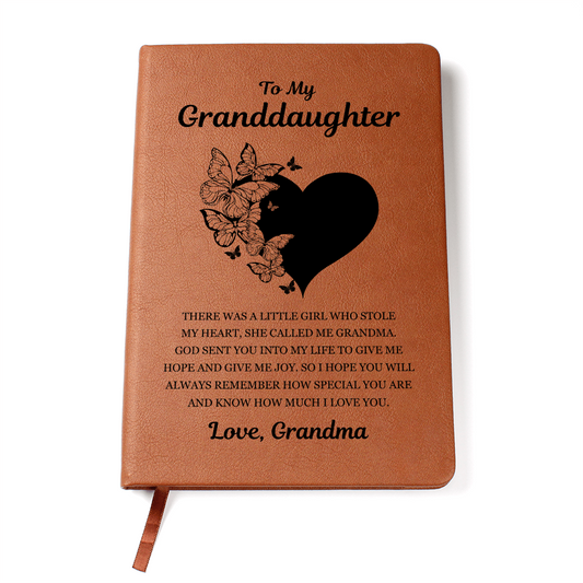 Graphic Journal - To My Granddaughter "God Sent You Into My Life"