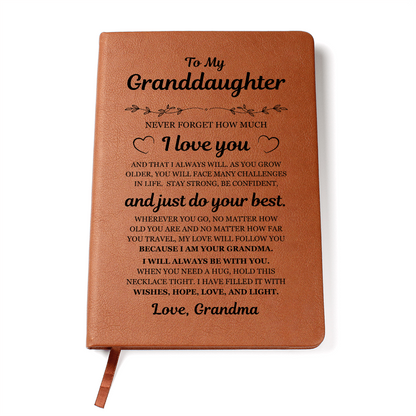 Graphic Journal - To My Granddaughter "I Love You"