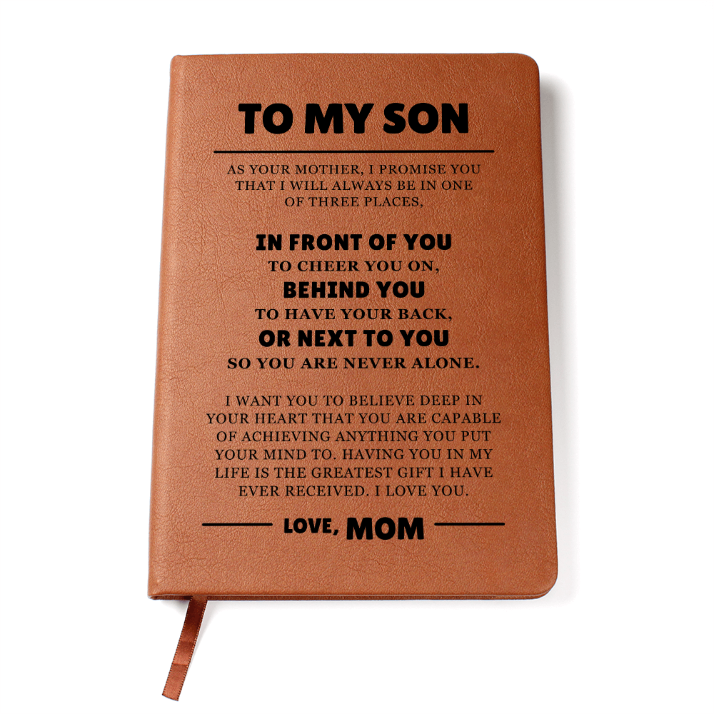 Graphic Journal - To My Son "You Are Never Alone"