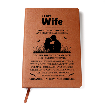 Graphic Journal - To My Wife "I Love You Beyond Words"