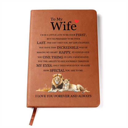 Graphic Journal - To My Wife "My Life Changed"
