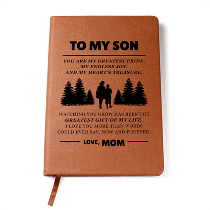 Graphic Journal - To My Son "You Are My Greatest Pride"