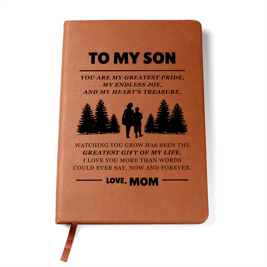 Graphic Journal - To My Son "You Are My Greatest Pride"
