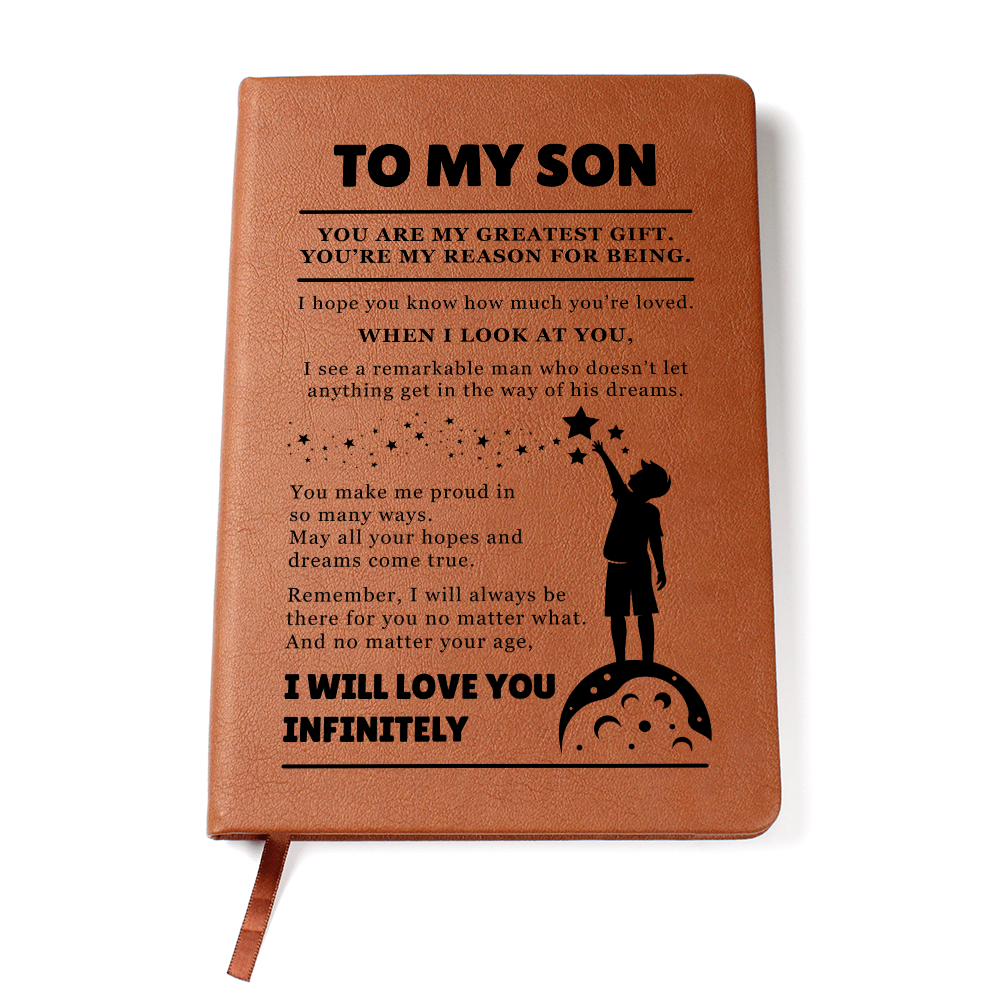 Graphic Journal - To My Son "You Are My Greatest Gift"