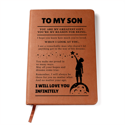 Graphic Journal - To My Son "You Are My Greatest Gift"
