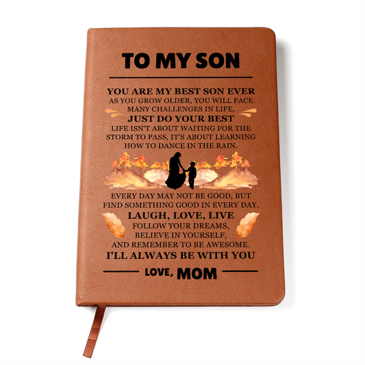 Graphic Journal - To My Son "Just Do Your Best"