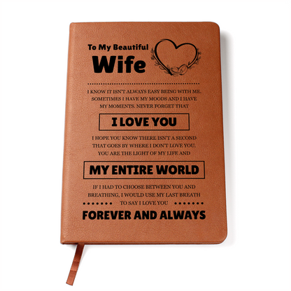 Graphic Journal - To My Beautiful Wife "I Love You"