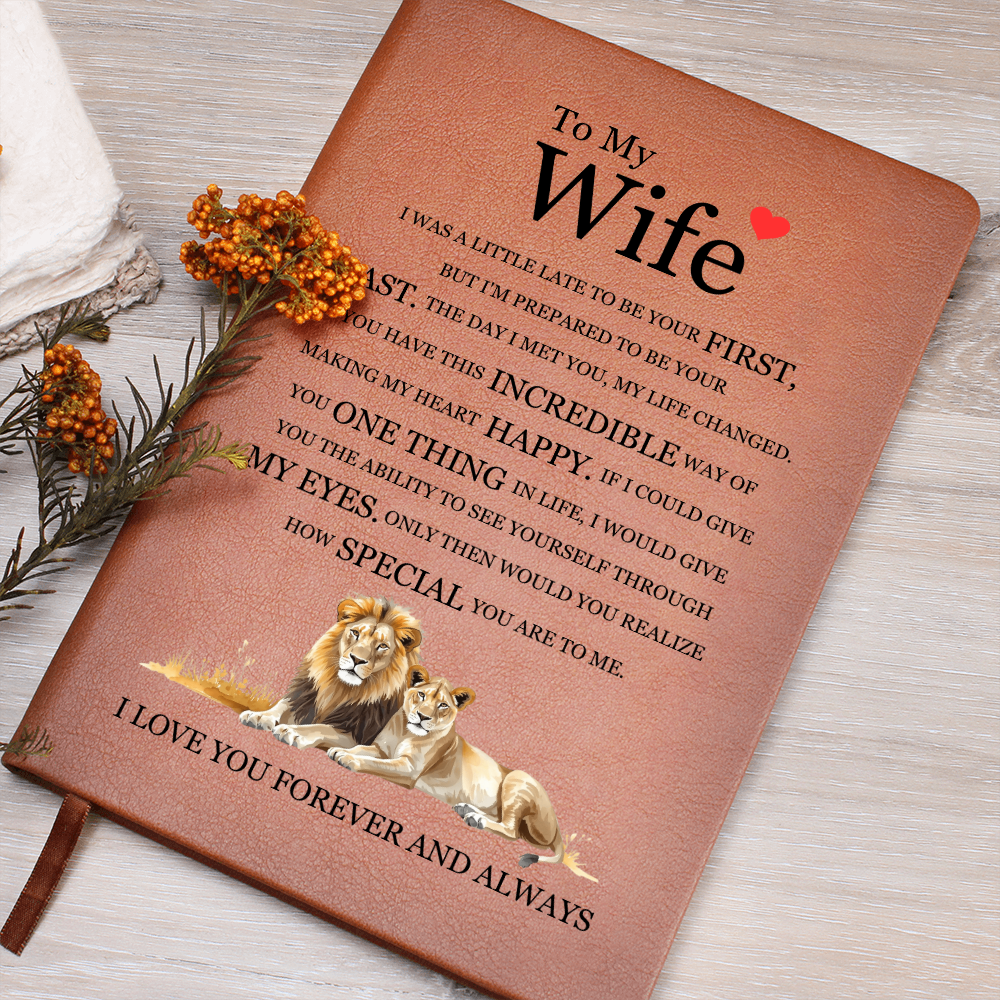 Graphic Journal - To My Wife "My Life Changed"