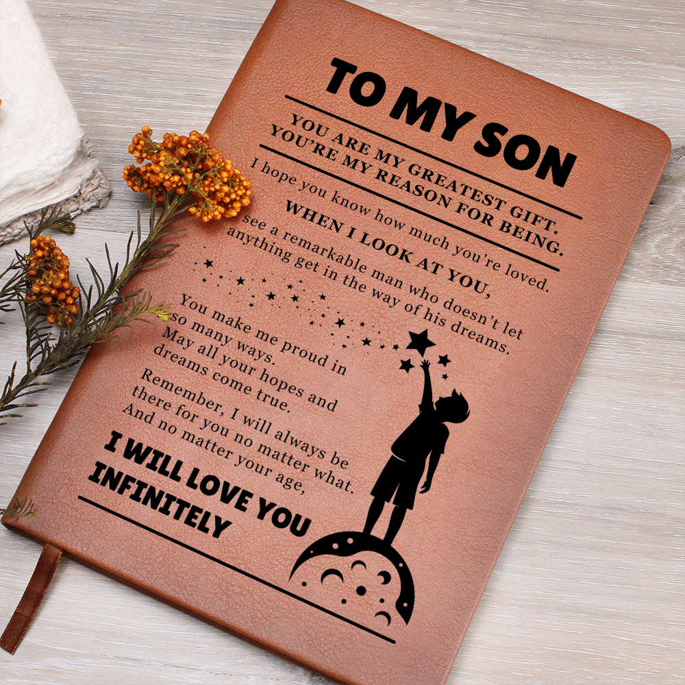 Graphic Journal - To My Son "You Are My Greatest Gift"
